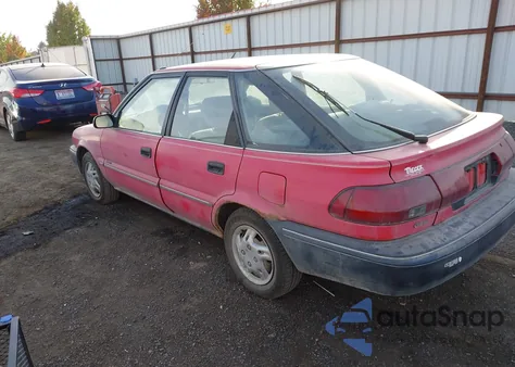 1990 Geo Prizm Lsi из США, поврежденный, VIN 1Y1SK7164LZ043122